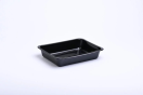 002785 CPET TRAY 1-VAKS ZWART 226X176X43MM [456815] 1 Doos 1 X 300  002785