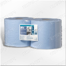 130052 Tork Wiping Plus Combi Rol Poetspapier 2-laags Blauw W1/W2 2 x 1  130052