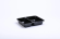 002786 CPET TRAY 2-VAKS ZWART 226X176X43MM [456823] 1 Doos 1 X 300  002786