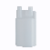 02.09.110 Doseerfles plat 1 L. met 2 bekken tot 50 ml.  02.09.110
